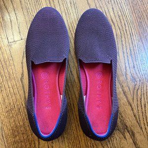 Rothy's Berry Lattice Stitch Loafer Women's Size 9.5 RETIRED